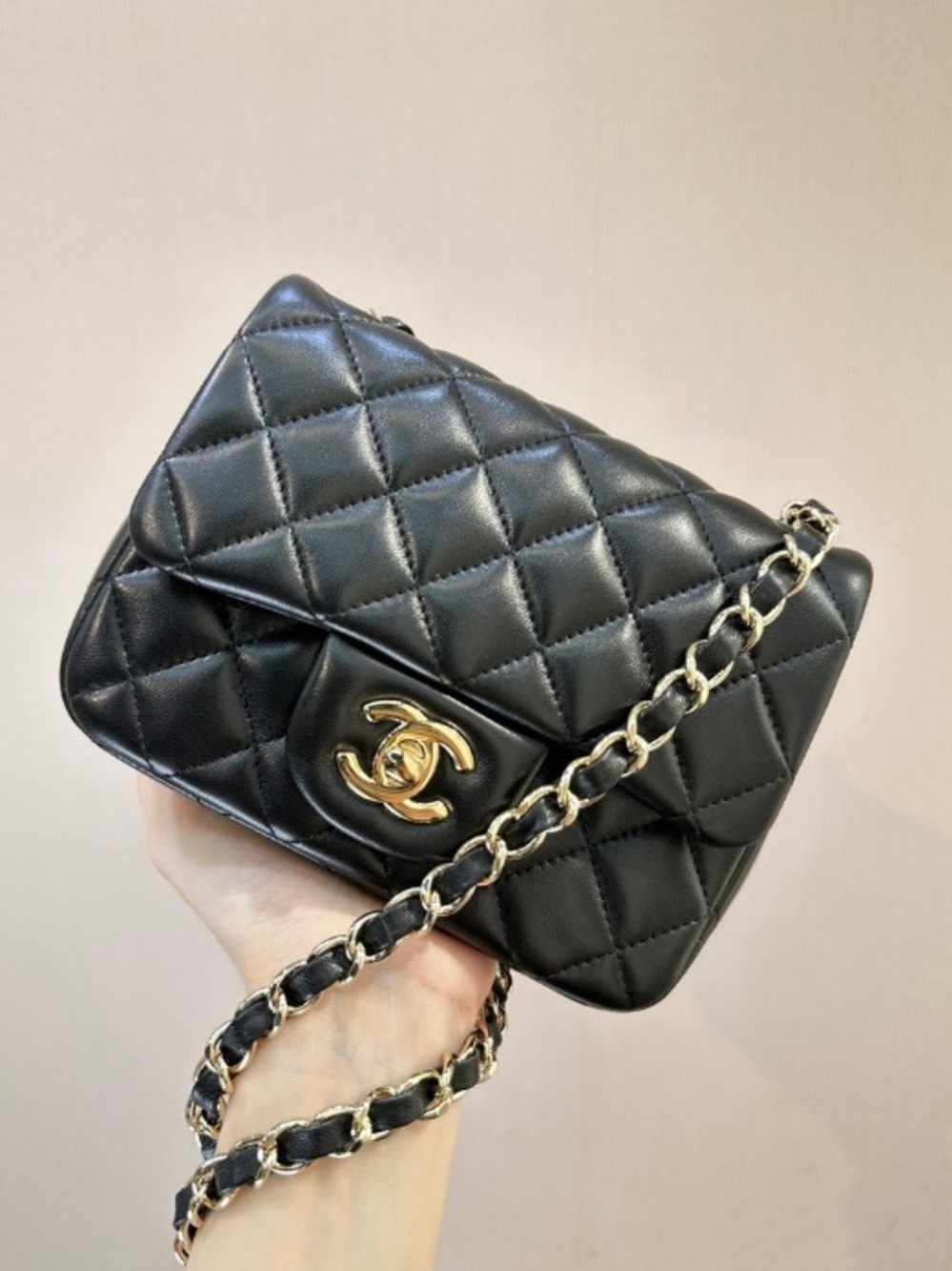 Authentic Preowned Chanel Black Handbag